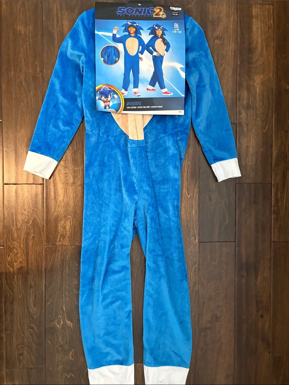 Disguise Sonic Kids Costume - L/G (10-12)